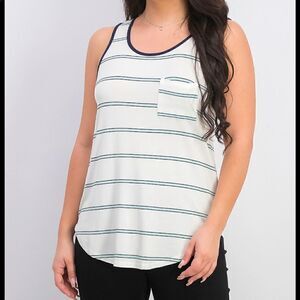 Mix by 41 Hawthorn Egan One Pocket Tank Top Small